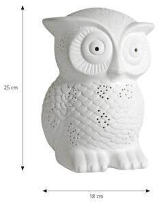 ONLI - Stolná lampa PORCELLANA 1xE14/6W/230V 25 cm sova