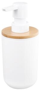AQUALINE - SNOW dávkovač mydla na postavenie 350ml, biela/bambus 7578