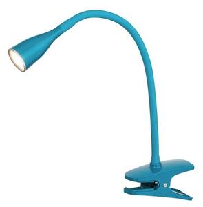 LED lampička s klipom Jeff 4,5 W, 3000K, 330lm, modrá