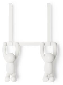 Biely plastový vešiak na dvere 22 cm Buddy - Umbra