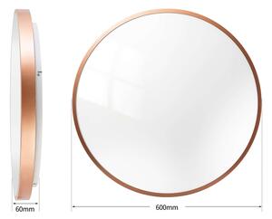 BRILAGI - LED stmievateľné svietidlo GLASS POOL DOUBLE LED/80W/230V 60 cm medené + diaľkové ovládanie
