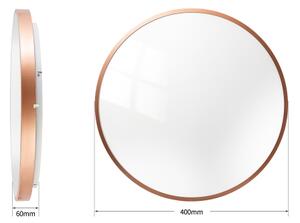 BRILAGI - LED stmievateľné svietidlo GLASS POOL DOUBLE LED/48W/230V 40 cm medené + DO