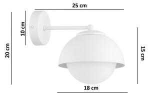 BRILAGI - Nástenné svietidlo COSMO 1xE27/60W/230V biele