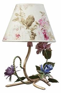 BRILAGI - Stolová lampa ROMANCE 1xE14/40W/230V pestrofarebná/béžová/patina