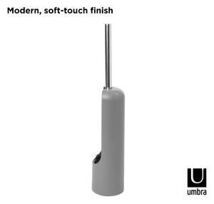 Sivá plastová WC kefa Touch – Umbra