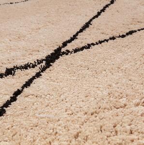 MUZZA Okrúhly koberec leonco Ø 200 cm béžový