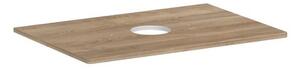 Doska pod umývadlo Hansgrohe Xelu Q 78x1,6x55 cm prírodný dub 54113230