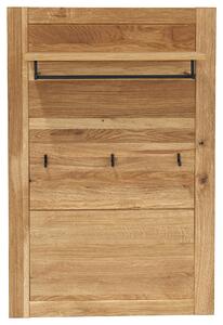 VEŠIAKOVÝ PANEL, farba duba, dub, 80/120/30 cm Linea Natura - Vešiakové steny