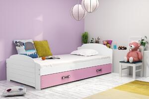 Detská posteľ LILI Farba: biela / ružová