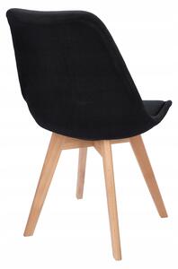 Dekorstudio Jedálenská čalúnená stolička ALTA - čierna