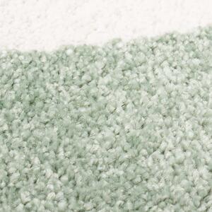 Dekorstudio Moderný koberec BUBBLE - Zelený obláčik