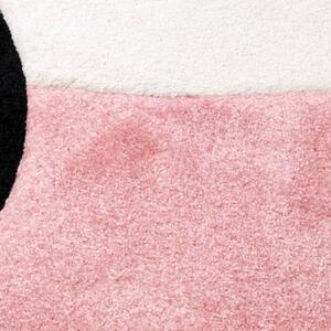 Dekorstudio Detský koberec BEAUTY ružová panda Rozmer koberca: 140x200cm