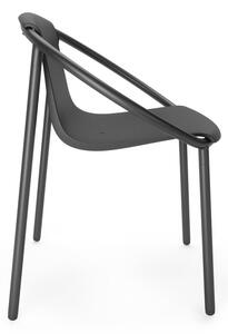 Čierna jedálenská stolička Ringo - Umbra