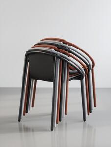 Jedálenská stolička v tehlovej farbe Ringo – Umbra