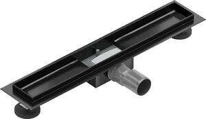 MEXEN - Flat odtokový žľab bez roštu 60 cm čierna 1715060