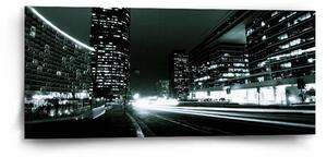 Sablio Obraz Nočná ulica - 110x50 cm
