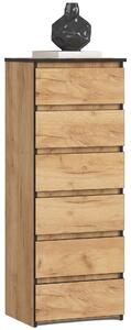 Ak furniture Komoda CL6 40 cm dub Craft