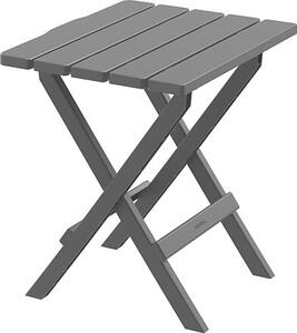 Skladací plastový balkónový nábytok 2+1, antracit, Duramax IDMOFXX081GY