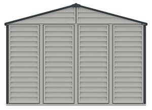 WoodSide Plus Záhradný domček 233 x 325 x 240 cm, vinylový, šedá/antracit DURAMAX 30227