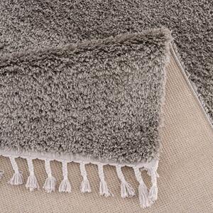Dekorstudio Jednofarebný shaggy koberec PULPY sivý Rozmer koberca: 140x200cm