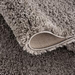 Dekorstudio Jednofarebný shaggy koberec PULPY sivý Rozmer koberca: 140x200cm