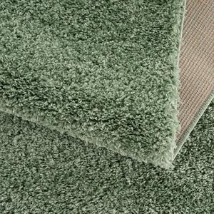 Dekorstudio Jednofarebný shaggy koberec PULPY zelený Rozmer koberca: 80x150cm