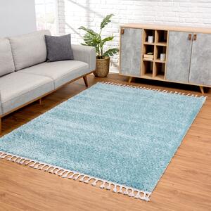 Dekorstudio Jednofarebný shaggy koberec PULPY svetlo modrý Rozmer koberca: 200x290cm
