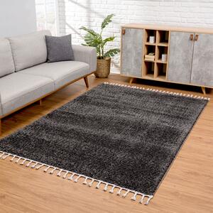 Dekorstudio Jednofarebný shaggy koberec PULPY antracitový Rozmer koberca: 80x150cm