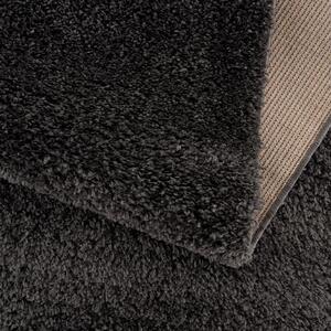 Dekorstudio Jednofarebný shaggy koberec PULPY antracitový Rozmer koberca: 120x160cm