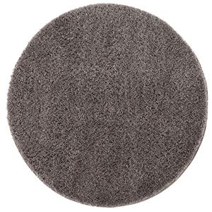 Dekorstudio Jednofarebný okrúhly koberec PULPY sivý Priemer koberca: 80cm