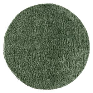 Dekorstudio Jednofarebný okrúhly koberec PULPY zelený Priemer koberca: 200cm
