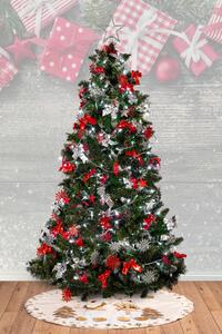 Dekorstudio Krémový Vianočný koberček pod stromček