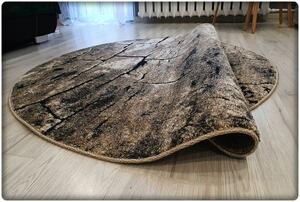 Dekorstudio Okrúhly vintage koberec Tehla Priemer koberca: 160cm