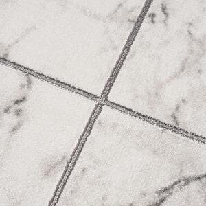 Dekorstudio Moderný okrúhly koberec NOA - vzor 9288 sivý Priemer koberca: 160cm
