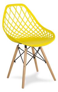 Dekorstudio Dekorstudio Dizajnová stolička OSLO žltá