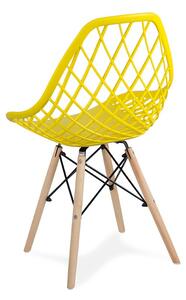 Dekorstudio Dekorstudio Dizajnová stolička OSLO žltá