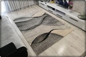 Dekorstudio Moderný koberec RIO vzor 443 sivý Rozmer koberca: 120x170cm