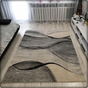 Dekorstudio Moderný koberec RIO vzor 443 sivý Rozmer koberca: 80x150cm