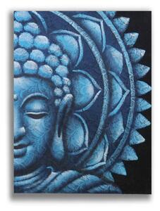 Obraz Modrý Buddha Mandala 60x80cm