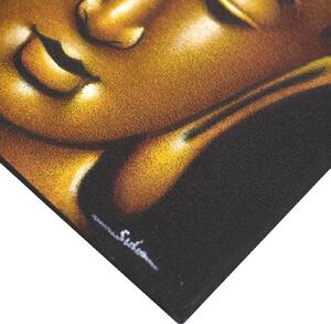Obraz Buddha pieskovaný zlatý 60x80cm