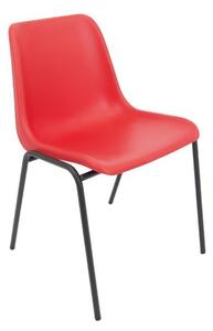 Konferenčná stolička Maxi čierna Červená