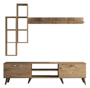 TV súprava v dekore borovice v prírodnej farbe 180x48 cm Veronica - Kalune Design