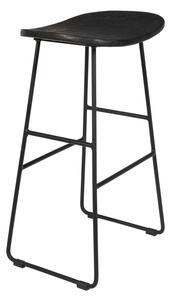 Čierna barová stolička 2 ks (výška sedadla 62 cm) Tangle – White Label