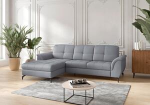 ROHOVÁ SEDAČKA, textil, koža, sivomodrá Sit & More - Sedačky, Online Only