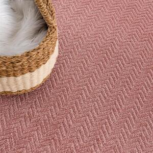 Dekorstudio Jednofarebný koberec FANCY 805 - ružový Rozmer koberca: 120x160cm