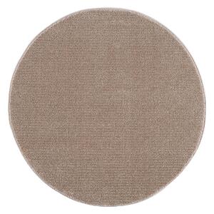 Dekorstudio Okrúhly jednofarebný koberec FANCY 900 - béžový Priemer koberca: 200cm