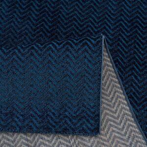 Dekorstudio Jednofarebný koberec FANCY 805 - tmavo modrý Rozmer koberca: 140x200cm