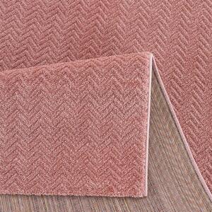Dekorstudio Jednofarebný koberec FANCY 805 - ružový Rozmer koberca: 80x150cm