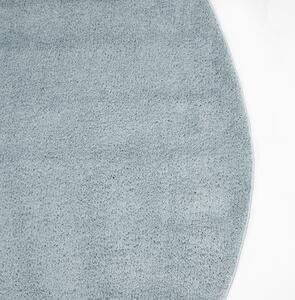 Dekorstudio Okrúhly koberec s dlhým vlasom SOFTSHINE modrý Priemer koberca: 120cm
