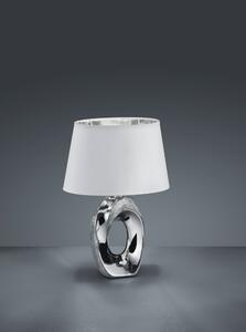 Stolná lampa TABA 1 strieborná/biela